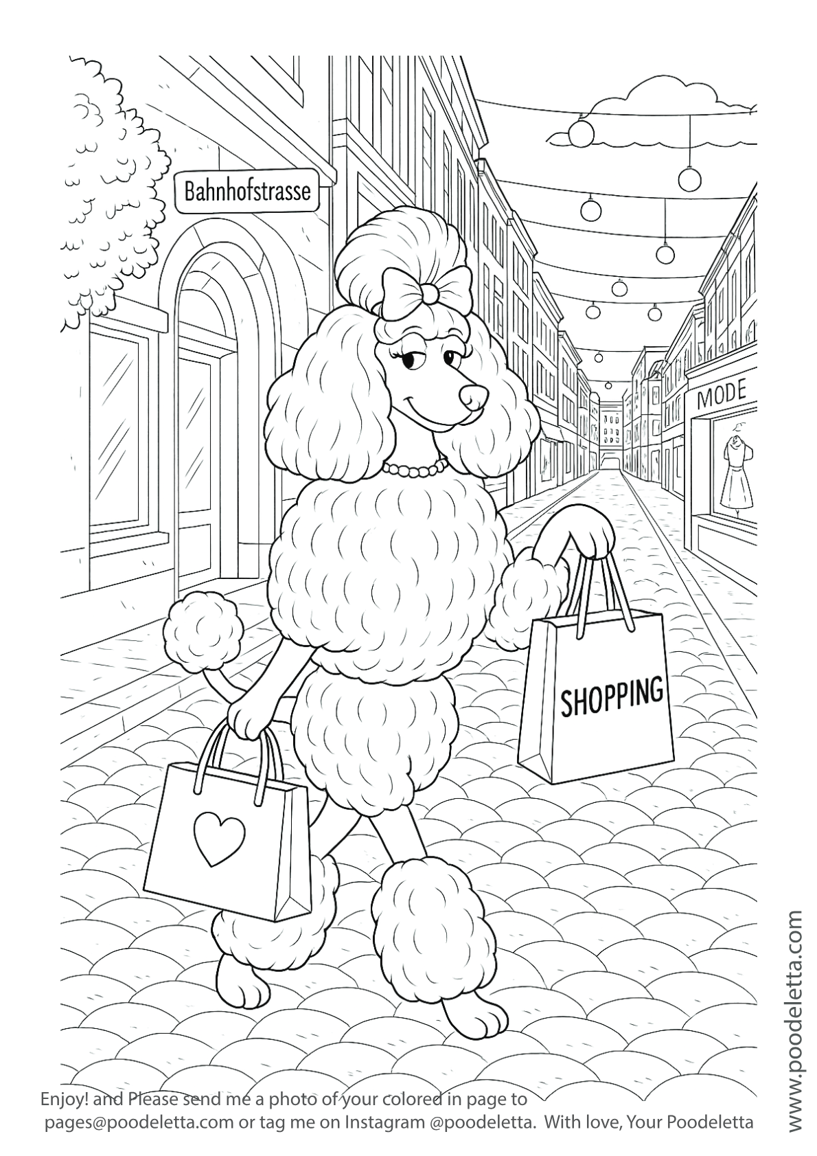 Shopping on Bahnhofstrasse