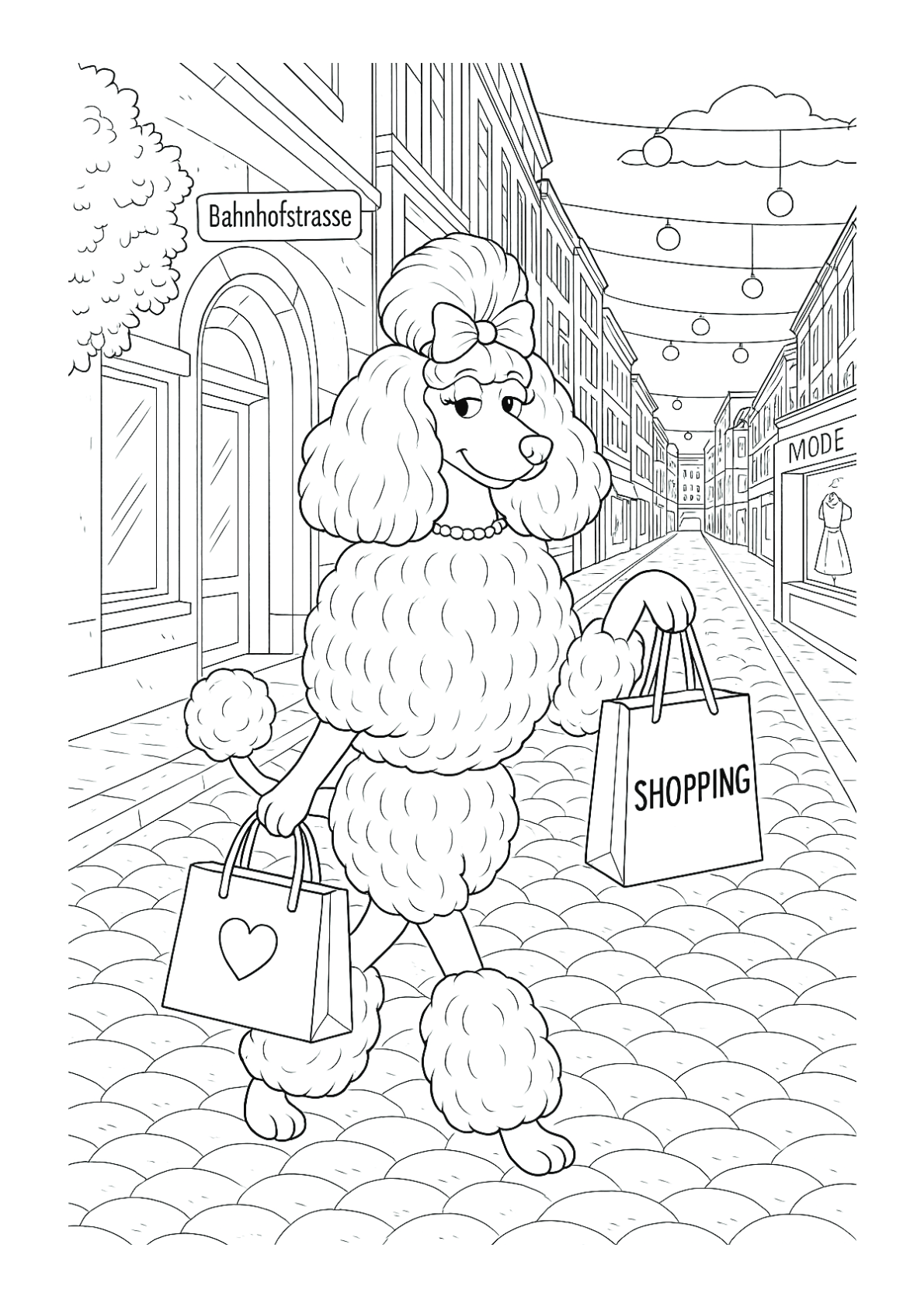 Shopping on Bahnhofstrasse
